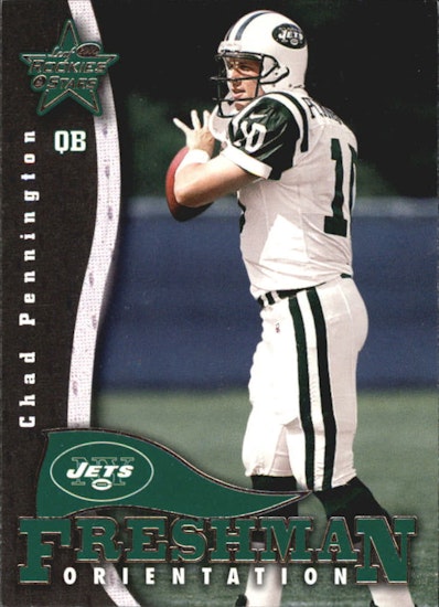 2000 Leaf Rookies and Stars Freshman Orientation #FO8 Chad Pennington (20-II1-NFLJETS)
