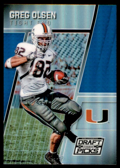 2016 Panini Prizm Draft Picks Prizms Blue #42 Greg Olsen (20-HH6-NFLOTHERS)