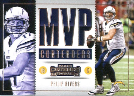 2017 Panini Contenders MVP Contenders #MC20 Philip Rivers (12-II1-NFLCHARGERS)
