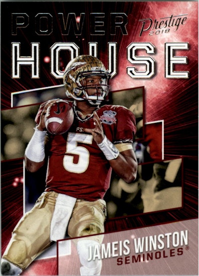 2018 Prestige Power House #6 Jameis Winston (12-II1-NFLREDSKINS)