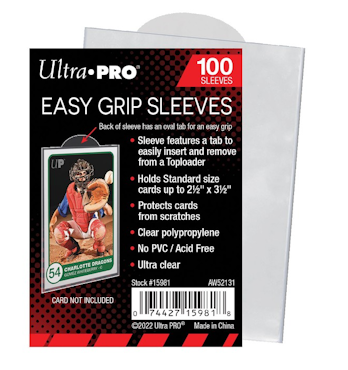 Ultra Pro Card Sleeves: 2.5" X 3.5" Easy Grip (100ct)
