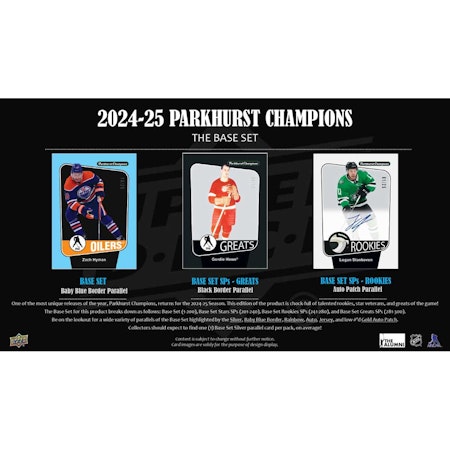 2024-25 Parkhurst Champions (Hobby Box)