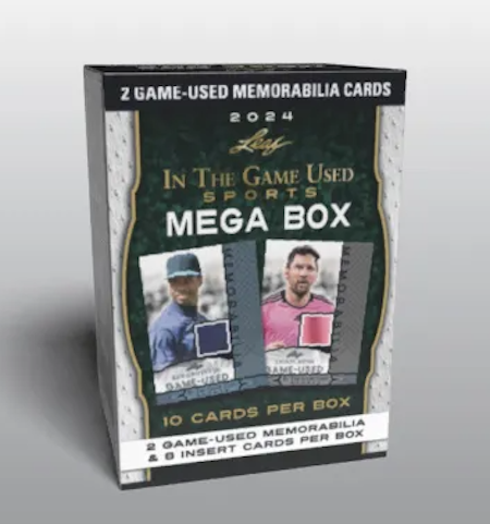 2024 Leaf In The Game Used Sports (Mega Box)