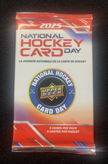 2025 Upper Deck National Hockey Card Day (Löspaket)
