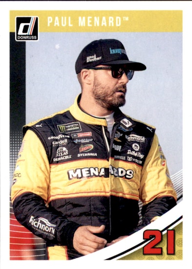2019 Donruss #77 Paul Menard (5-HH11-RACING)