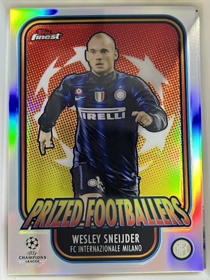 2020-21 Finest UEFA Champions League Prized Footballers #PFWS Wesley Sneijder (20-II4-SOCCERINTER)