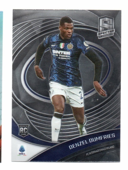 2021-22 Panini Chronicles Serie A #258 Denzel Dumfries Spectra (15-JJ2-INTER)
