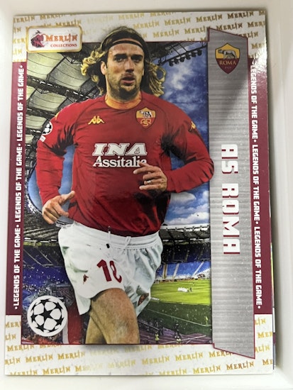 2023-24 Topps Merlin Heritage UEFA Club Competitions Legends of the Game #115 Gabriel Batistuta (20-II10-SOCCERROMA)