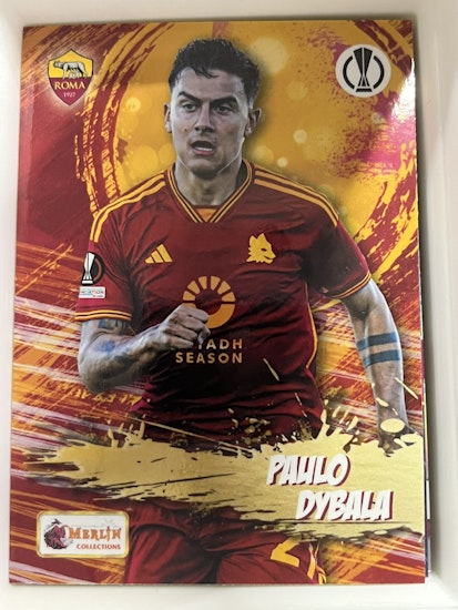 2023-24 Topps Merlin Heritage UEFA Club Competitions Fan Favourites #146 Paulo Dybala (20-II10-SOCCERROMA)