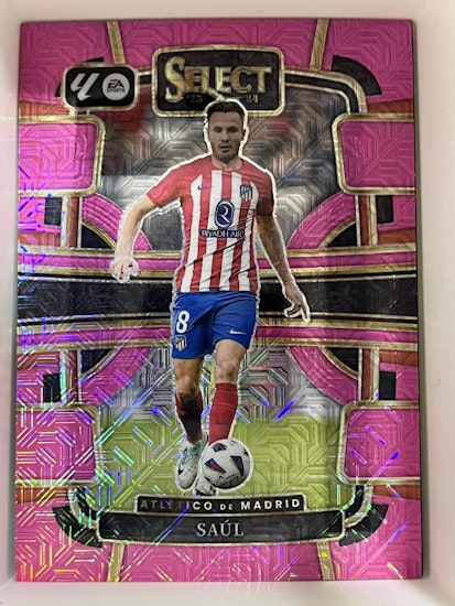 2023-24 Select La Liga Pink Mojo #10 Saul (30-II12-SOCCERATLETICOMADRID)