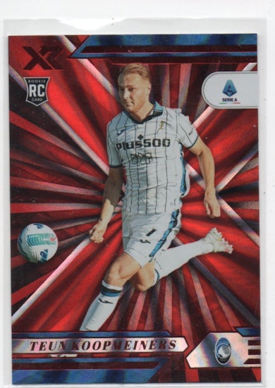 2021-22 Panini Chronicles Serie A Red Lasers #110 Teun Koopmeiners XR (20-KK7-ATALANTA)