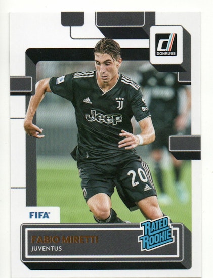 2022-23 Donruss #196 Fabio Miretti RR (15-HH15-SOCCERJUVENTUS)
