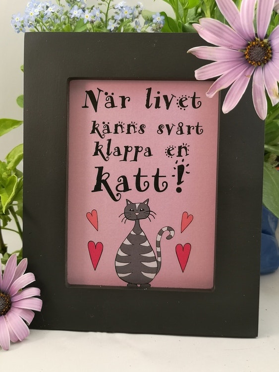 Tavla, "När livet känns svårt... "