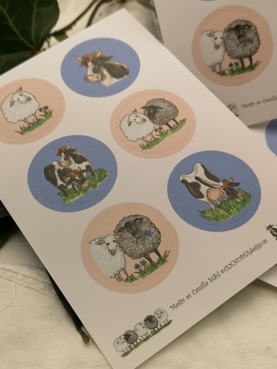 Stickers, bondgårdsdjur