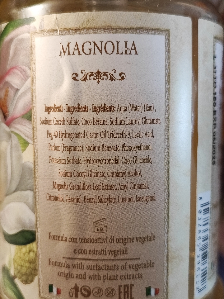 Flytande tvål, Magnolia