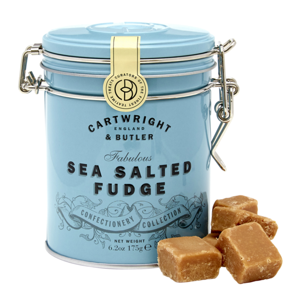 Cartwright & Butler, fudge i plåtburk Havssalt