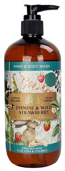Hand & Body Wash 500ml Jasmine & Willd Strawberry