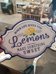 Plåtskylt, Lemons....