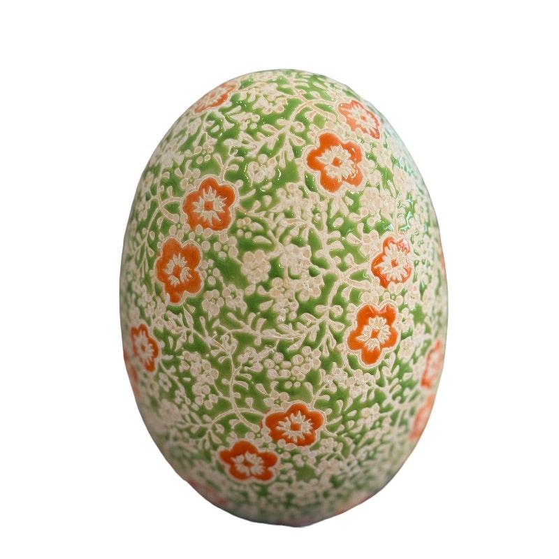 Ägg grönt och orange