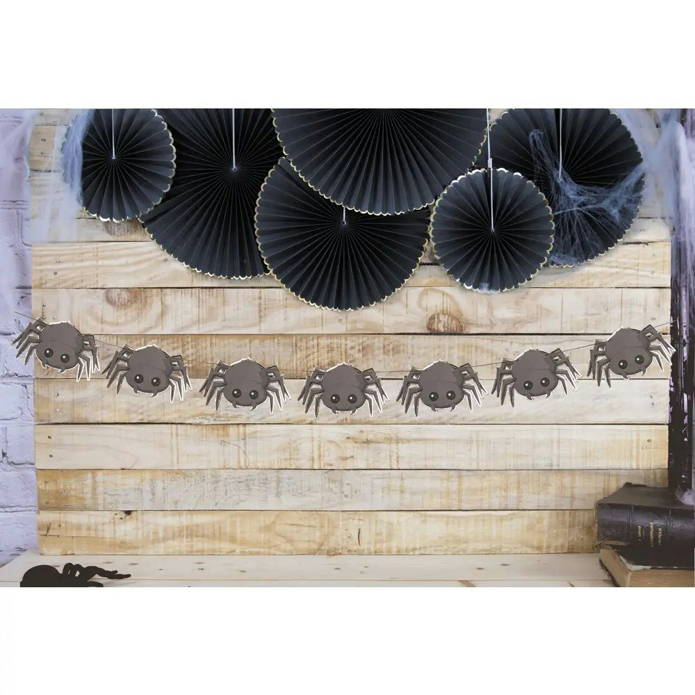 Halloween, girlang med spindlar 3 m