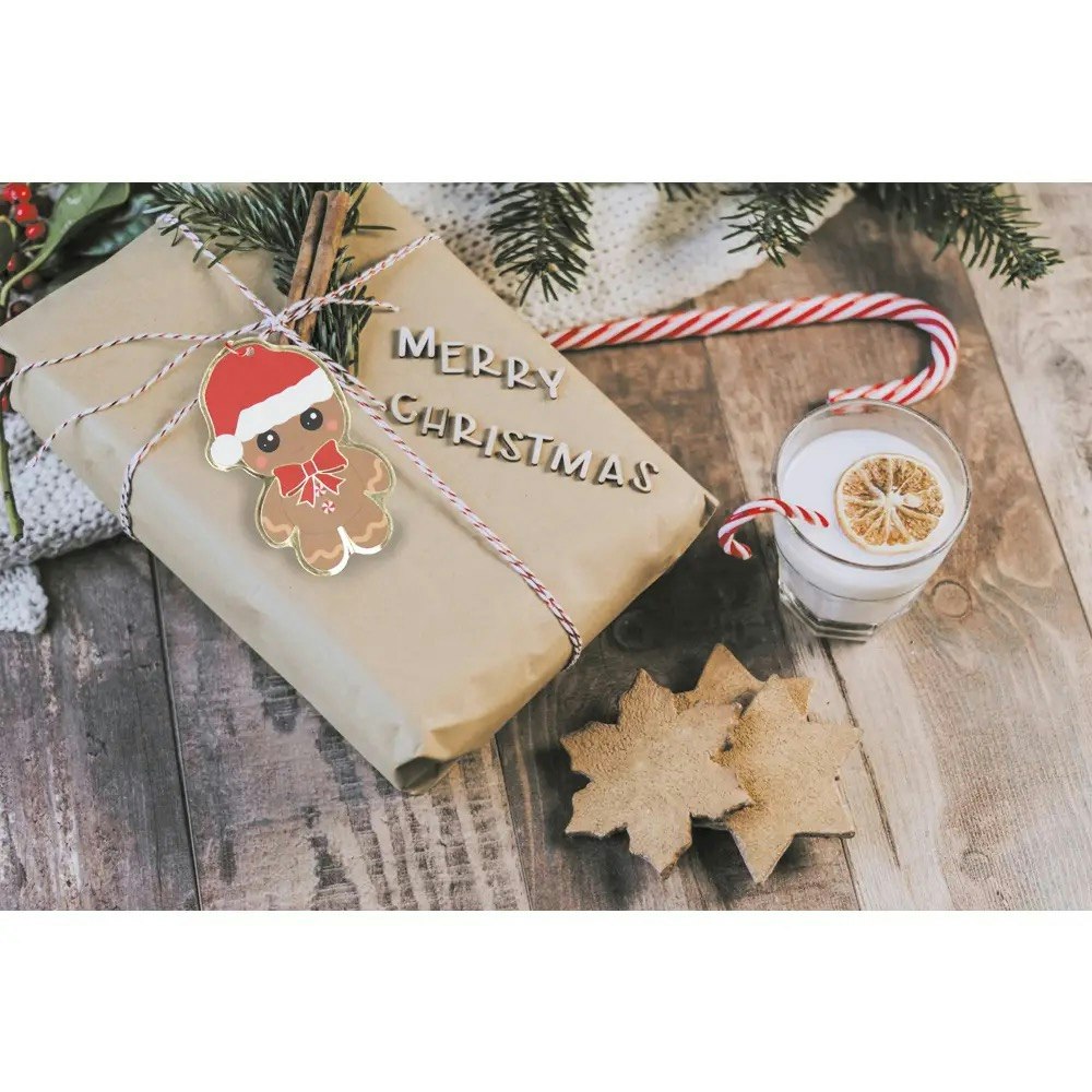 Julfigurer, paketkort 10-pack