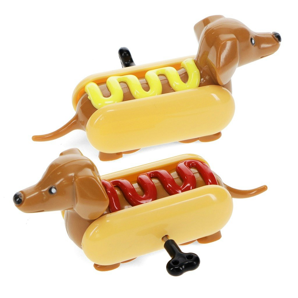 Vrid upp-leksak, taxar i korvbröd 2-pack