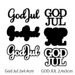 God Jul 2 små m/skygge