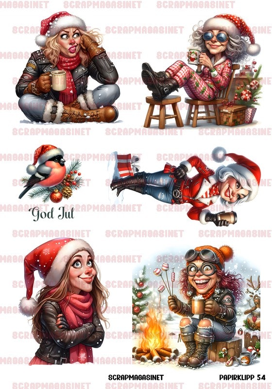 Papirklipp 54 - JuleBabes A4