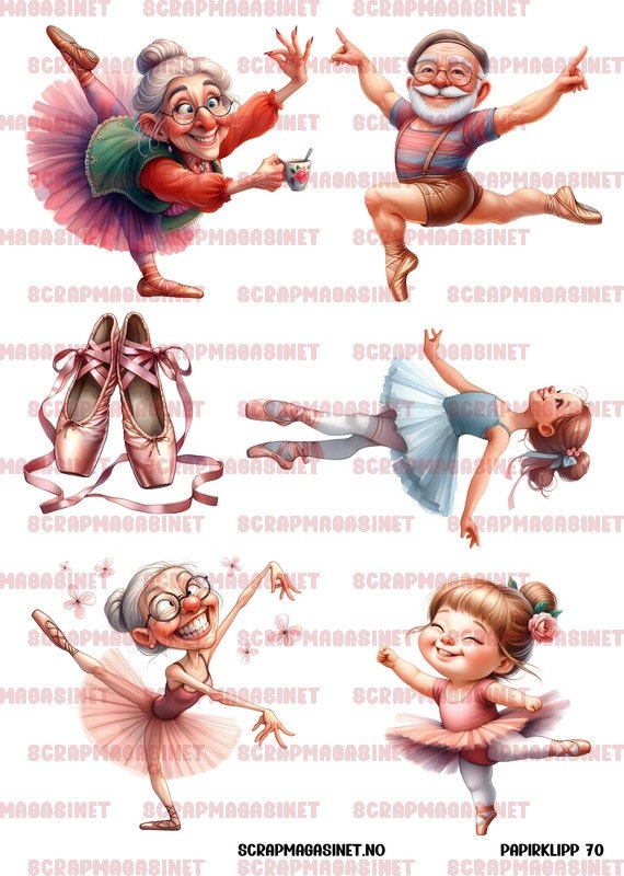 Papirklipp 70 - Ballett A4