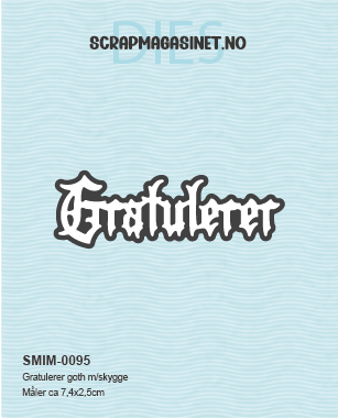 Gratulerer goth m/skygge