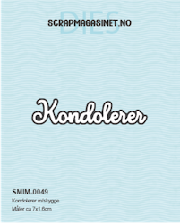 Kondolerer m/skygge