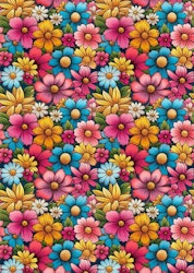 Mønsterark 1 - Flower Power