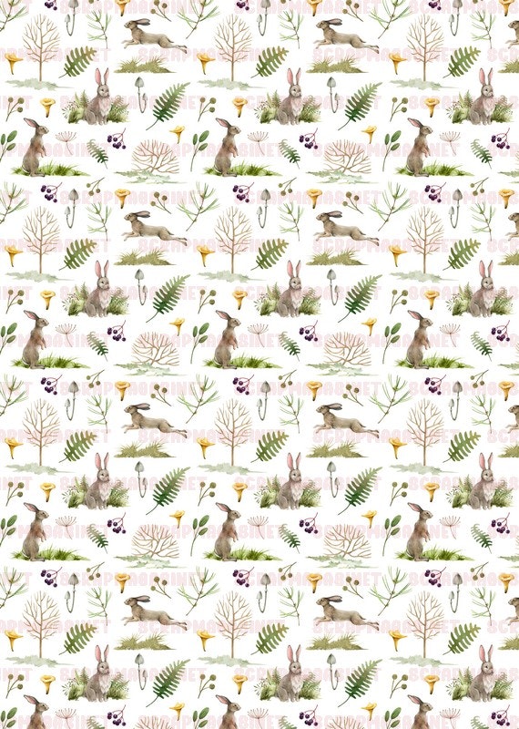 Mønsterark 7 -  Woodland