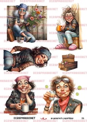 Papirklipp 26 - Bikerbabes