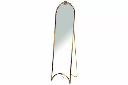 Golvspegel Ornament Guld