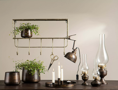 Lampa Clip El Antik Brun