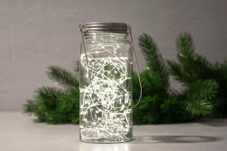 Ledslinga Varmvit/Timer 3AA