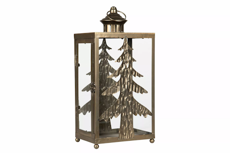 Lykta Gran Antik Champagne