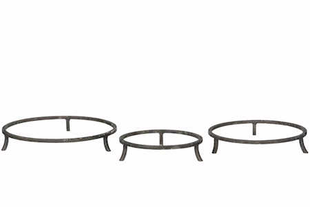 Krukring På Fot Metall