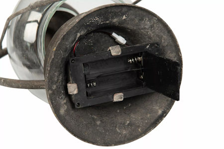 Lykta/Lampa Rund Batteri Metall Grön