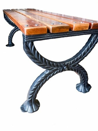 Ivy leaf bench Gjutjärn