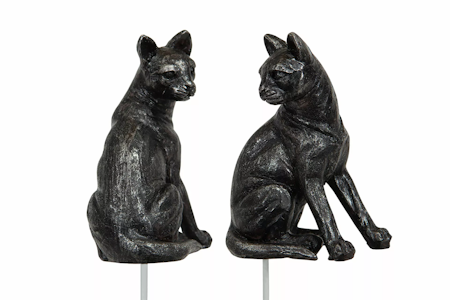 Katt Stick Mörkgrå Poly