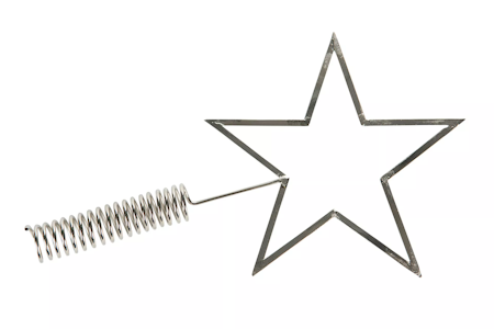 Julgransstjärna Silver