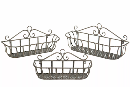 Blomlåda Korg Metall