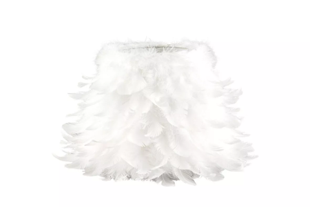 Lampskärm Fjäder Vit
