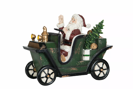 Tomte Åker Bil Poly