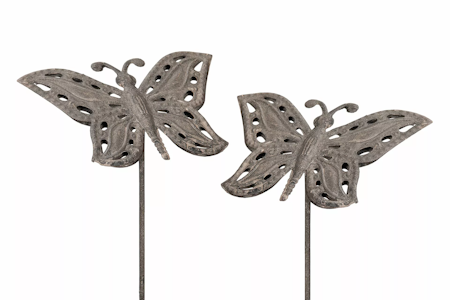 Trädgårdsstick Fjäril Metall