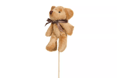 Nalle Rosett Pinne Brun