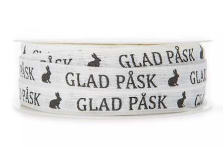 Band Glad Påsk Vit/Brun