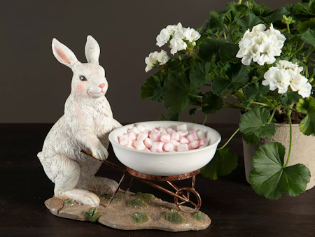 Hare Med Skål Poly